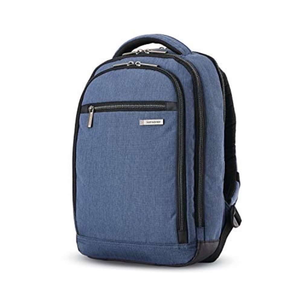 Samsonite compact laptop backpack heather blue